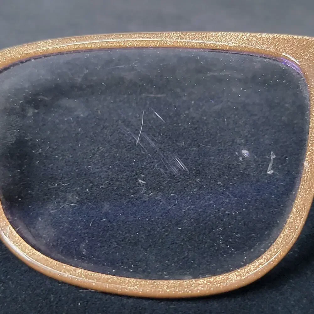 Guess Eyeglasses Gold Glitter / Black Frames 56/14 145